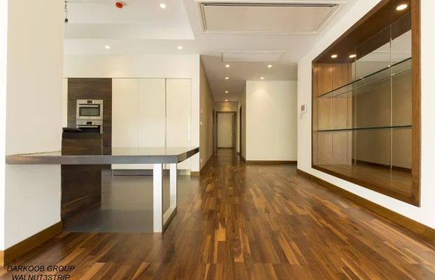 نمونه پروژه پارکت چوبی مهندسی شده